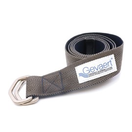 SWINGPLUS GEVALT GEVAERT Belt, W Ring, Herringbone, Reversible, Casual, Unisex, Made in Japan, One Size Fits Most, navy