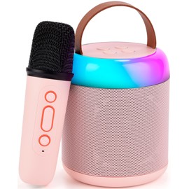 Birthday Gifts for 3, 4, 5, 6, 7, 8, 9, 10, 11, 12 Year Old Toys Girls Boys, Christmas Stocking Stuffers,Karaoke Machine for Kids Teens Adults, Portable Bluetooth Speaker with Wireless Microphone