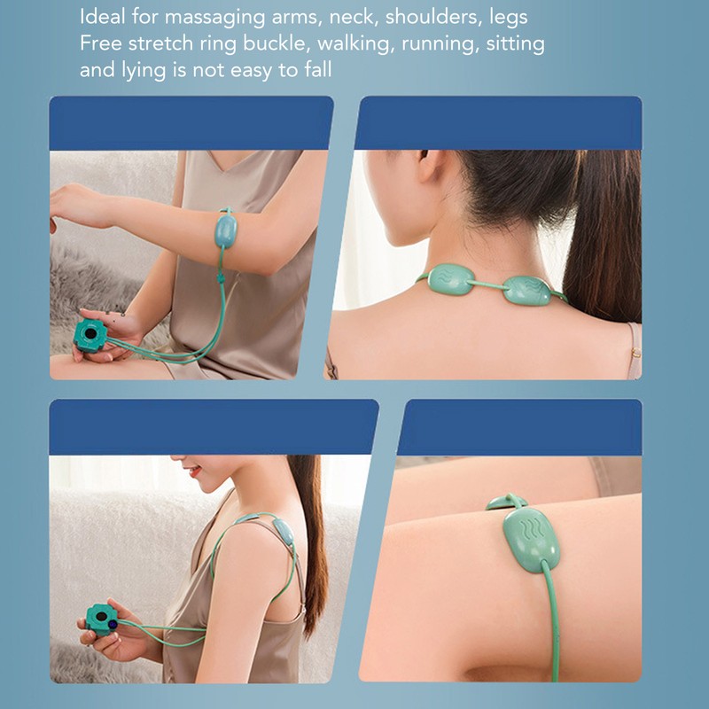 Pendant Neck Massager Mini Portable Micro Current Electric Pendant Heating
