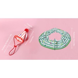 Cat Dog Birthday Bandana Scarf and Party Hat Cute Polka dot and Stripe Bib Scarf and Birthday Hat Cat Puppy Birthday Party Decorations Set