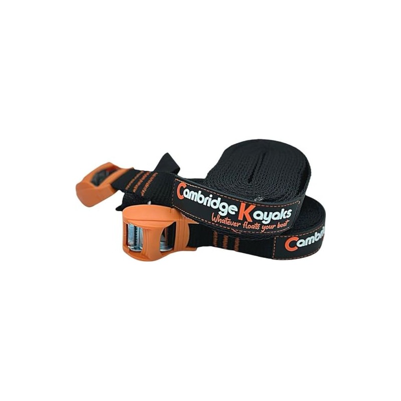 Cambridge Kayaks Camlock straps lashing straps for roof trailer tie