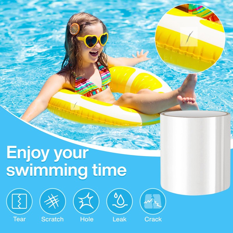 Pool Patch Repair Kit - Strong Adhesive Waterproof Tape for