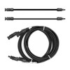 solartronics Verlängerungskabel 6mm² Solarkabel schwarz mit Stecker beidseitig für Solarmodule