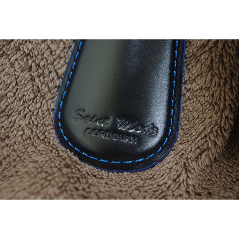 Saint Mode Cordovan Keychain with Shoehorn, green