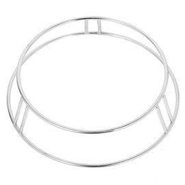 Alipis Stainless Steel Wok Ring for Gas and Electric Stoves, Multi-Functional Pot Rack and Insulated Stand, 10.70 Inch, Silver
