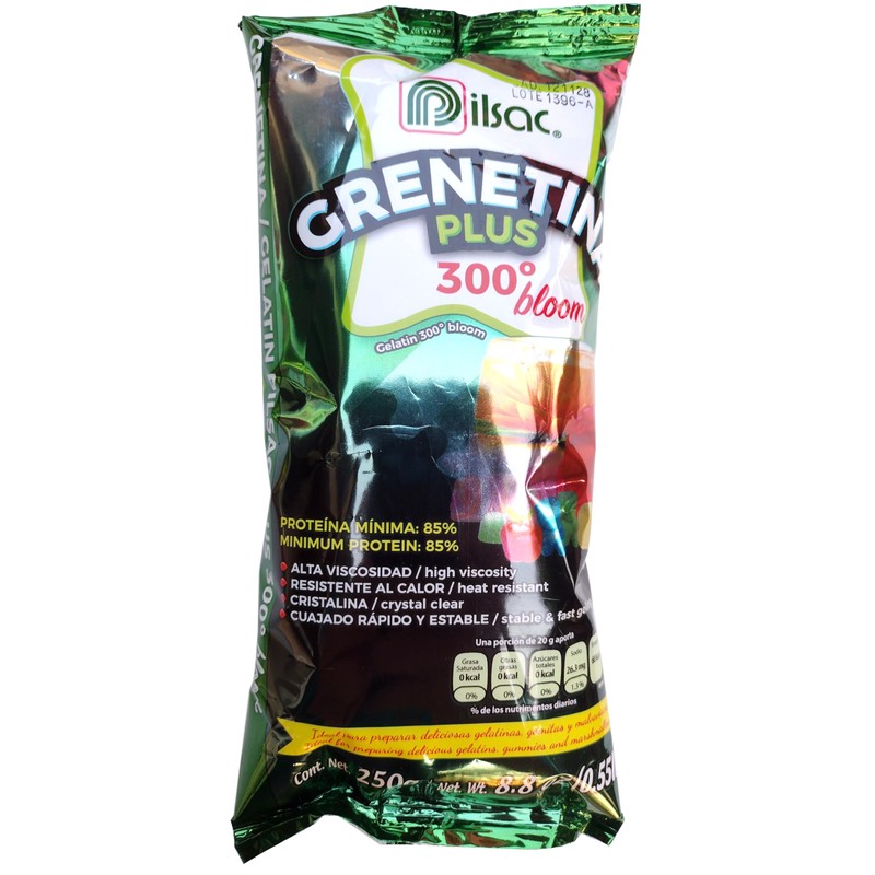 Pilsac Grenetina Plus 300 Bloom sin sabor - Polvo para