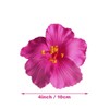 12 Pcs Hawaiian Flower Hair Clips for Women, 4 Inch