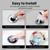 40mm Pop Up Sink Plug Replacement, Adjustable Height Rust-Proof and