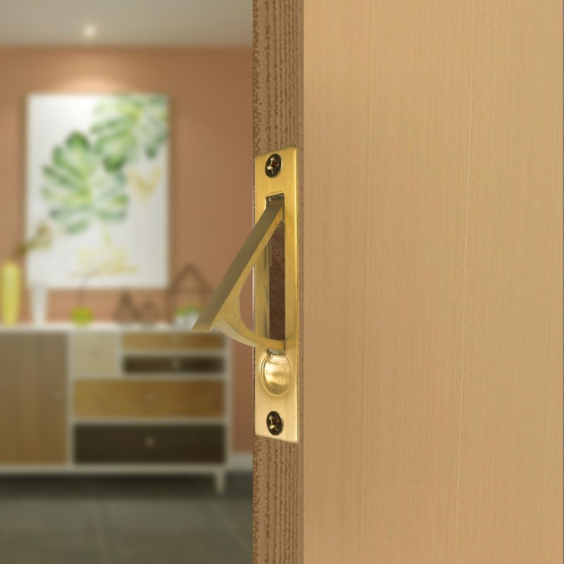 senharvest Pocket Door Edge Pull Gold - Hidden Edge Handles