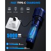 Grentay Super Bright Rechargeable LED Flashlights, 2500,000 True High Lumens,