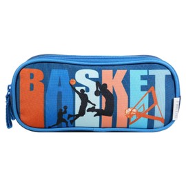 Bagtrotter Phileas Blue Basketball School Bag with 2 Compartments
