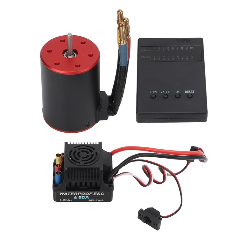 3650 3100KV Brushless Motor 60A ESC Set Waterproof Brushless Motor