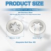 PATIKIL M3 Star Internal Tooth Lock Washers, 150 Pcs Push
