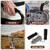 KALIONE 4 Pack Cane Grips - Black Foam Offset Handle