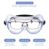 Heden Seger Safety - 1 Pack Goggles Clear Wraparound Safety