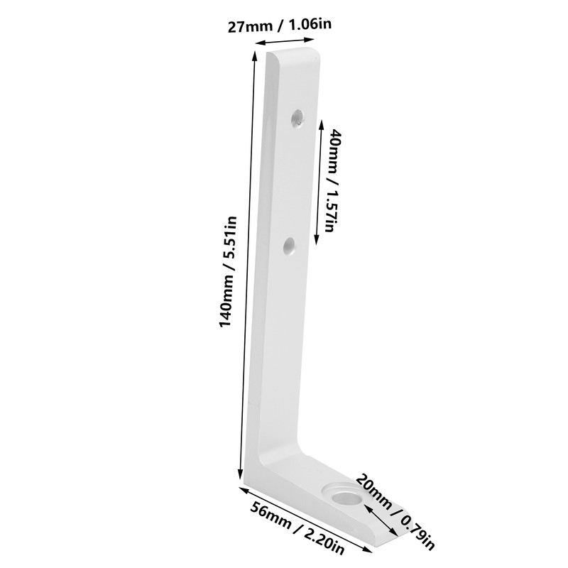 4PCS Corner Braces Aluminum L Shaped Right Angle Support Fixing