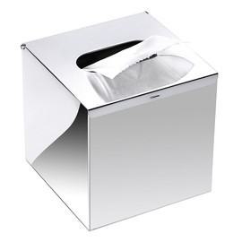 SUMNACON - Funda Cuadrada de Acero Inoxidable para Caja de pañuelos – Funda Facial de Papel Elegante montada en la Pared