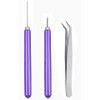 Ruwado 3 Pcs Quilling Tools Set Metal Slotted Tool Needle