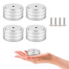 Tertullus 4 Sets Speaker Isolation Feet Aluminum Speaker Feet With
