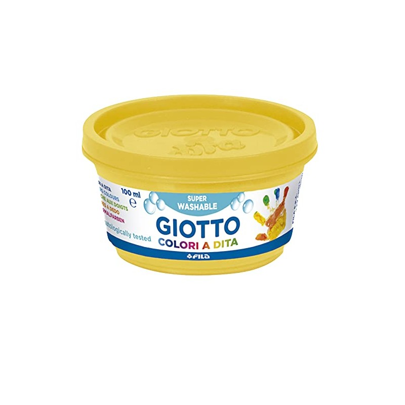 Giotto Colori A Dita - Confezione Da 6 Tempere A