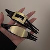 NAKANOYA Sideways Hair Claw 1 Piece Metal Alloy Metal Plastic