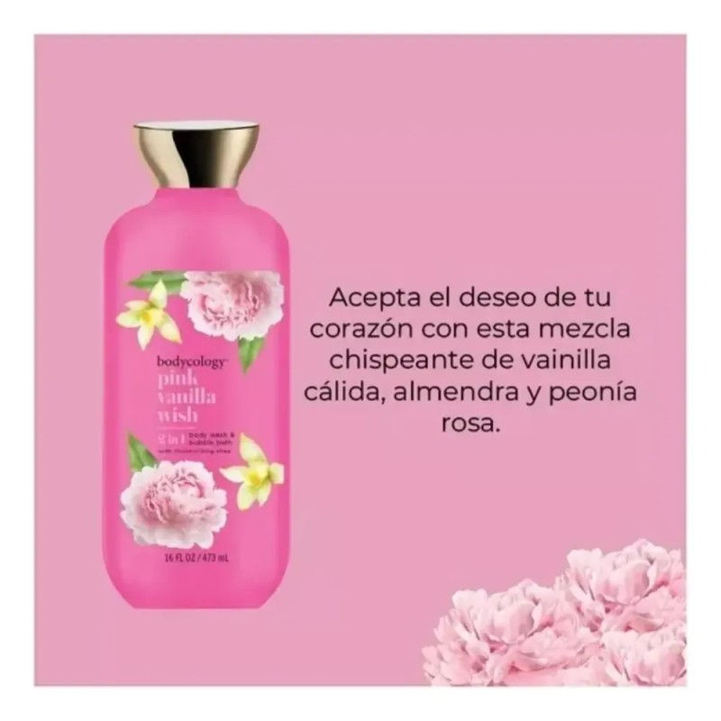 Bodycology Kit Jabon Corporal Y Loción Pink Vainilla