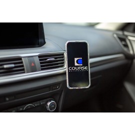 Course Motorsports DirectFit Phone Mount for Mazda3 (2014-2018) Compatible with All Phones - Automatic Gripping Charger (Tan)