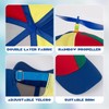 Framendino, Rainbow Propeller Hat Detachable Helicopter Top Cap Blue Brim