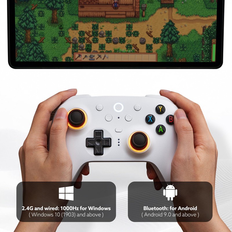 8Bitdo Ultimate 2 Wireless 2.4G Controller (TMR Joystick Update), Star-Ring