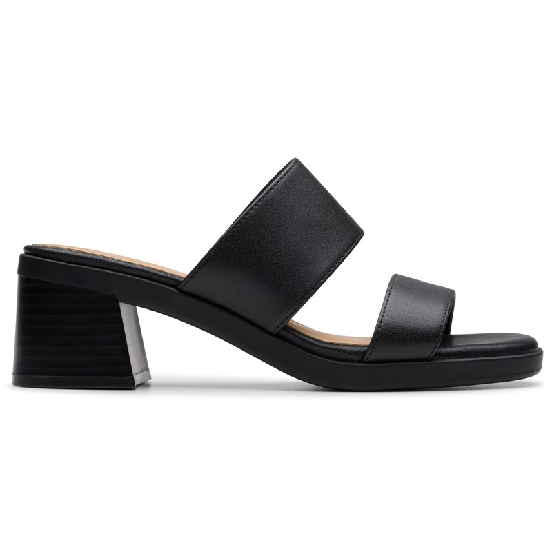 Clarks Women Jaylan Dusk Black Leather 11 Medium