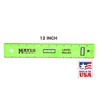 Mayes 10742 Polystyrene Level Ruler 12", Precision Measuring and Leveling