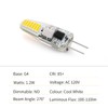 I-SHUNFA G4 LED Bulb AC 120V 1.2W Cool White 10