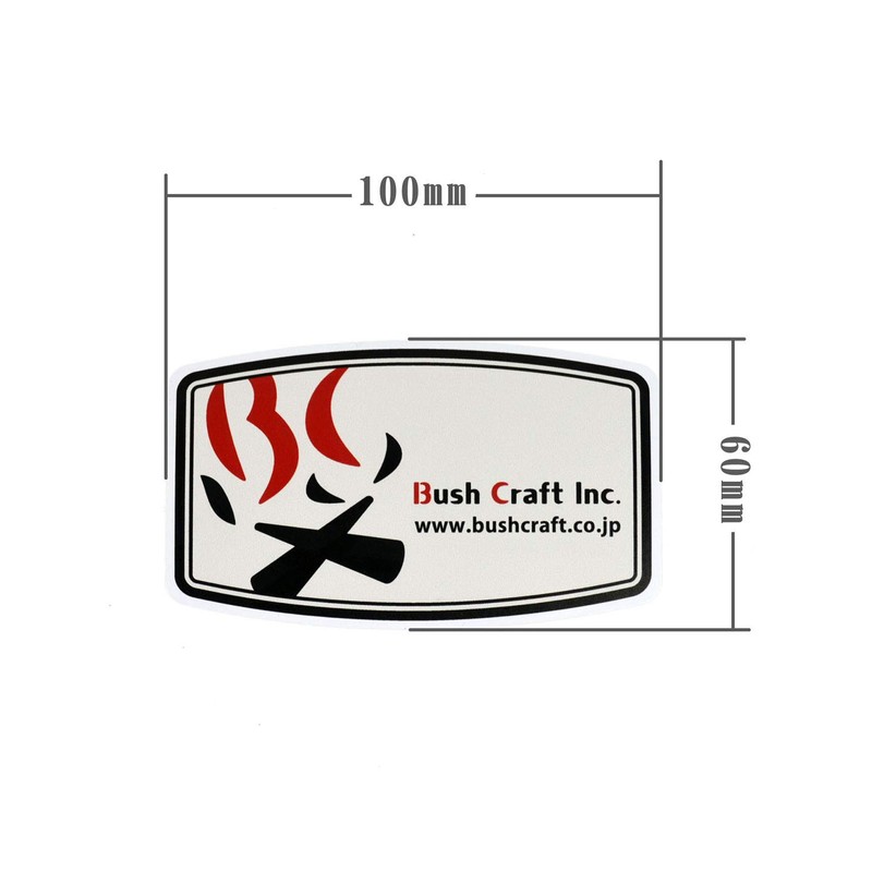 Bush Craft(ブッシュクラフト) ブランドステッカー