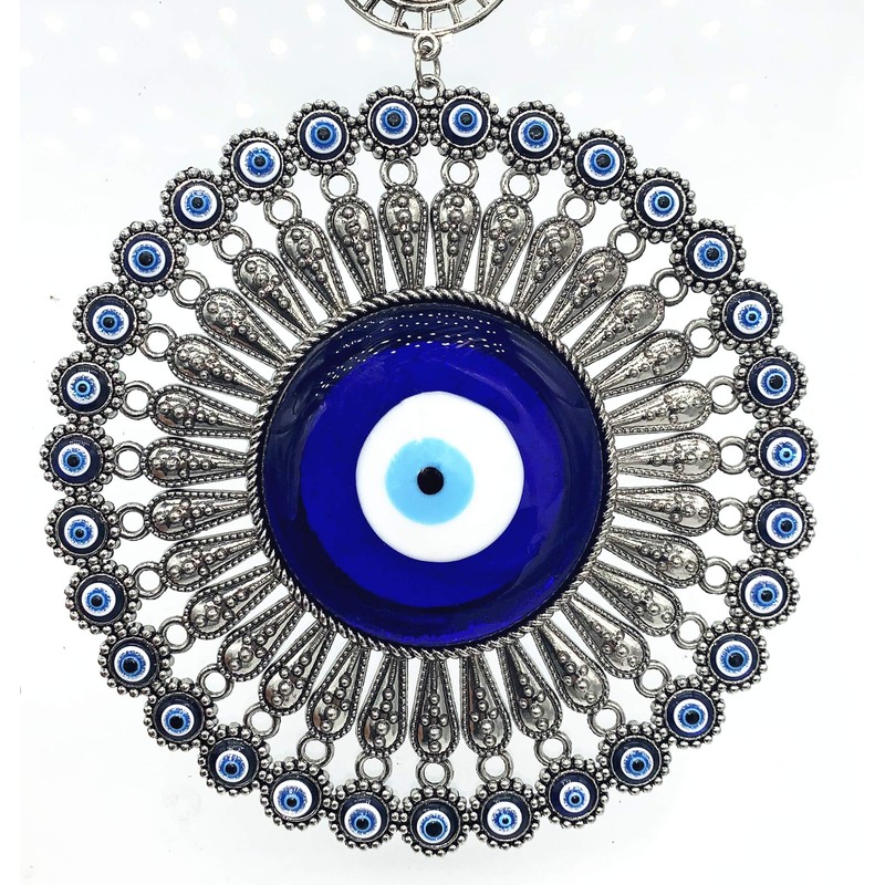 Blue Evil Eye Turkish Nazar Protective Wall Room Hanging Decoration