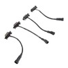 4Pcs LED Grille Lights DC12V Amber High Brightness Front Grille