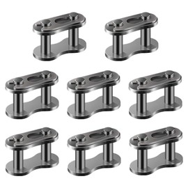 AIEX #520 Chain Link Bicycle Chain, Heavy Duty Chain Master Link with O-Ring Chains Connectors for Motorcycle Dirt Bike Pitpro Pack of 8