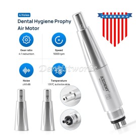 AZDENT Dental Hygiene Prophy Handpiece Air Motor 4Holes 4:1 Nose Cone 360°Swivel AZDENT