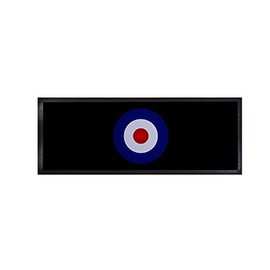 L&S PRINTS MOD Target - Blue & Red - Bar Runner great gift idea home bar shop cocktail party advertising tool bar mat