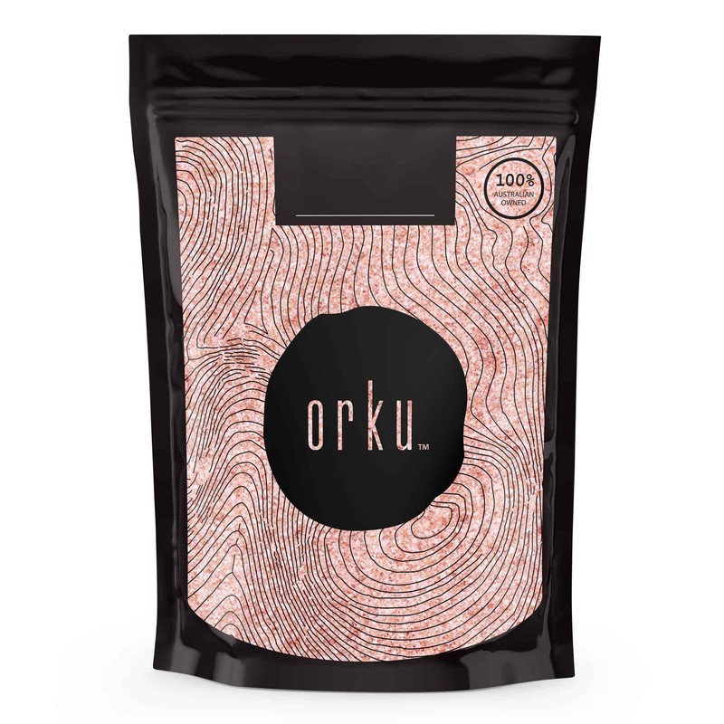 Orku 100g Himalayan Pink Salt - Table Cooking or Grinder