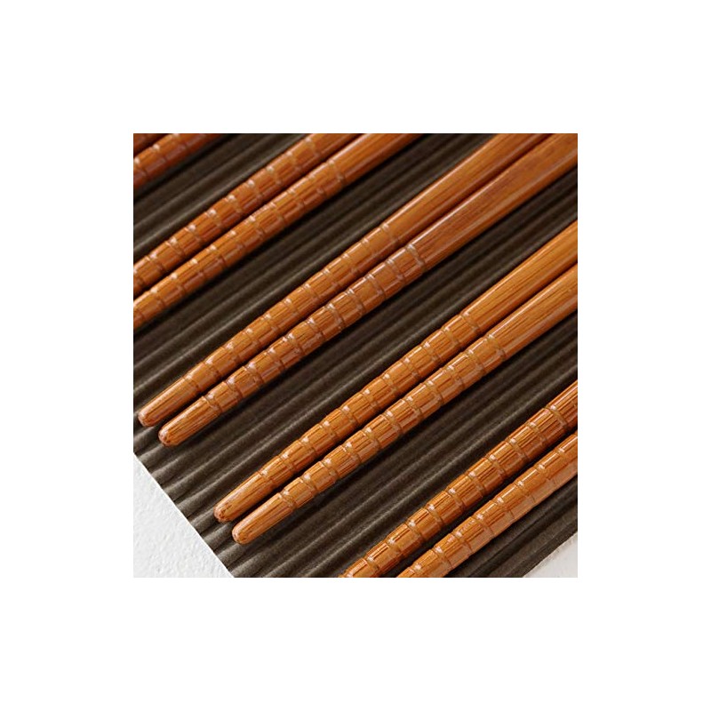 SUNLIFE Chopsticks Set of 5 Pairs for Guests 8.9 inches