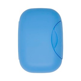 RADIUS Soap Travel Case, BPA-Free Recycled Plastic, Leakproof, Portable for Bathroom, Gym, Home, Camping - Light Blue