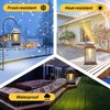 Aosethefrt Solar Lights for Outdoor Use, IP65 Waterproof Metal Hanging