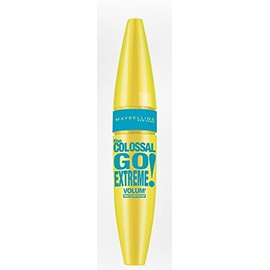 Maybelline Colossal Go Extreme Mascara A Prueba de Agua, color Negro