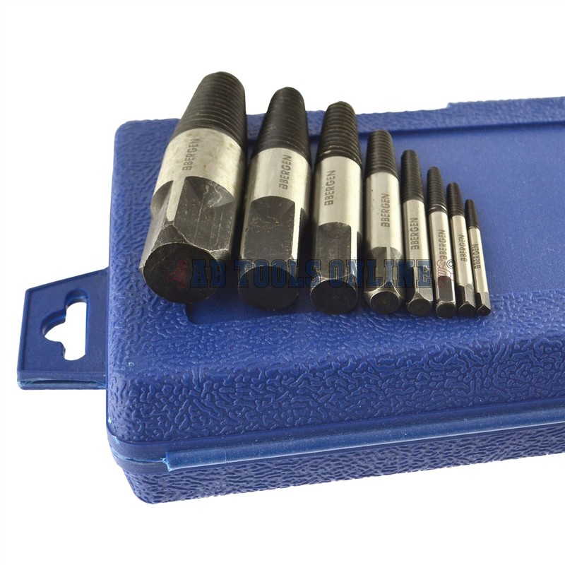 Stud Bolt Screw Extractor Remover Set for Rusted Rounded Seized