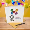 EcoLeafy Dot Cat Birthday Card - Quilled Tabby Cat Birthday
