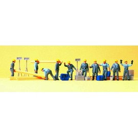 TECHNICAL WORKERS - PREISER HO SCALE MODEL TRAIN FIGURES 10220