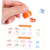 Veemoon Fruit and Vegetable Stamp Set - 20 Pieces Self
