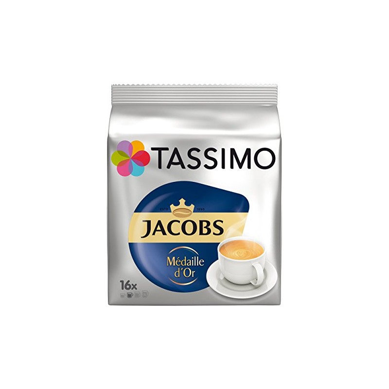 Tassimo Jacobs Krönung Médaille d´Or, Rainforest Alliance Certified, 16 T-Discs