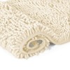 LuxUrux Bath Mat-Extra-Soft Plush Bath Shower Bathroom Rug, 1'' Chenille