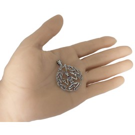 AFP AS-563 Cernunnos Celtic Jewellery Pendant 925 Sterling Silver, Sterling Silver, No Gemstone